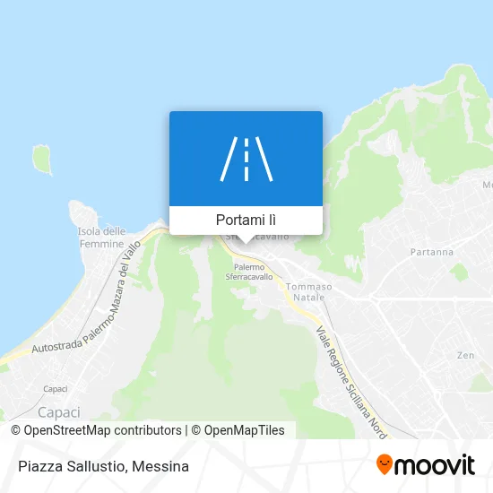 Mappa Piazza Sallustio