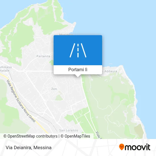 Mappa Via Deianira