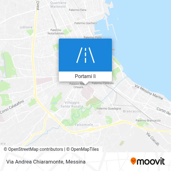 Mappa Via Andrea Chiaramonte