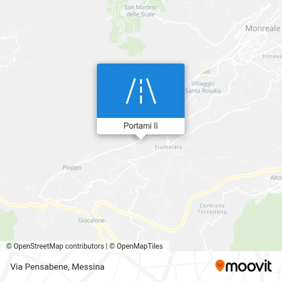 Mappa Via Pensabene