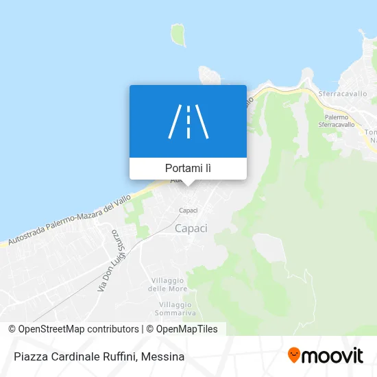 Mappa Piazza Cardinale Ruffini