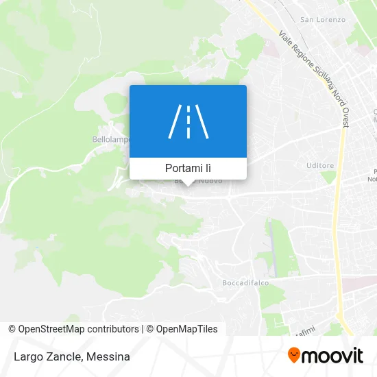 Mappa Largo Zancle
