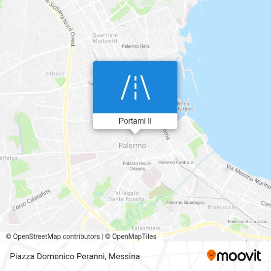 Mappa Piazza Domenico Peranni