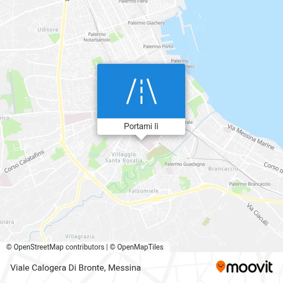 Mappa Viale Calogera Di Bronte
