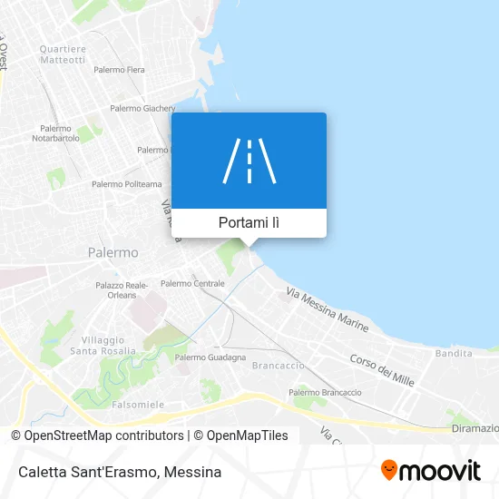Mappa Caletta Sant'Erasmo