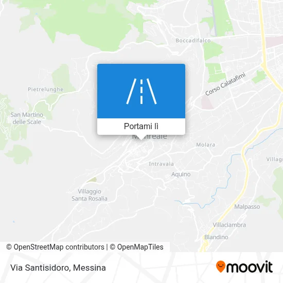 Mappa Via Santisidoro