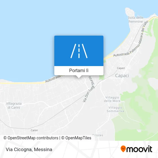 Mappa Via Cicogna