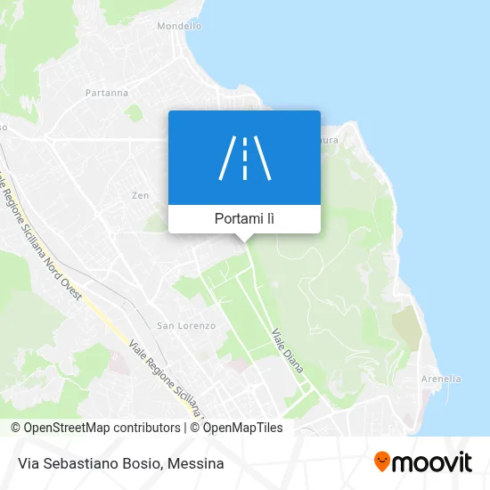 Mappa Via Sebastiano Bosio