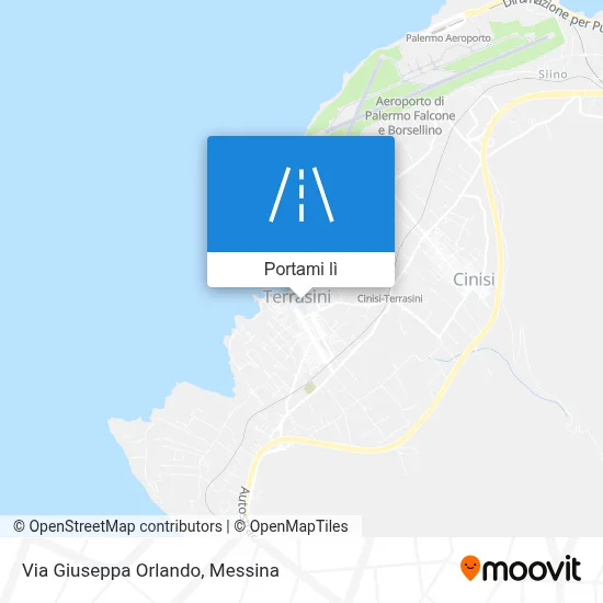 Mappa Via Giuseppa Orlando