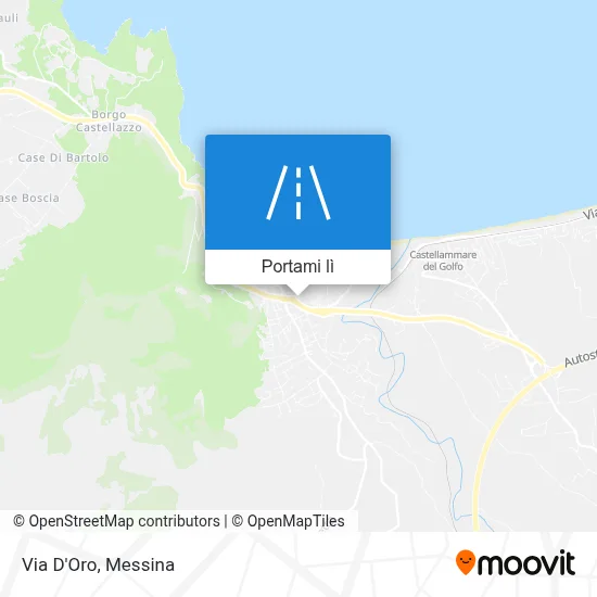 Mappa Via D'Oro