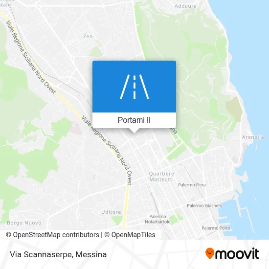 Mappa Via Scannaserpe