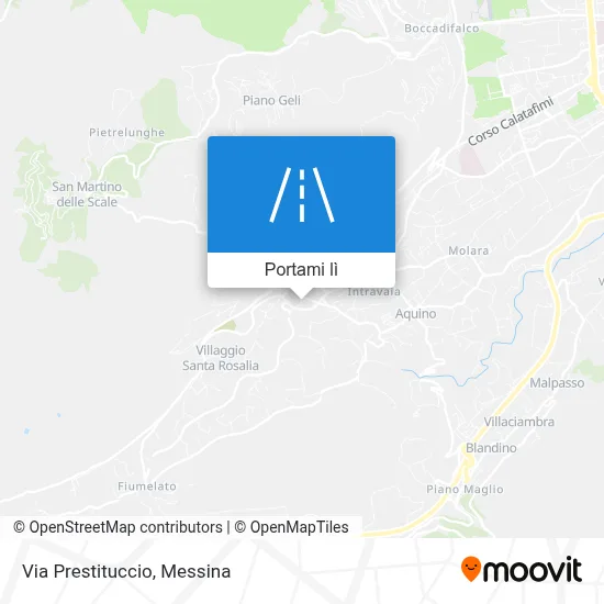 Mappa Via Prestituccio