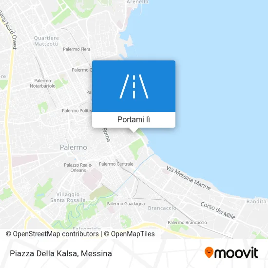 Mappa Piazza Della Kalsa