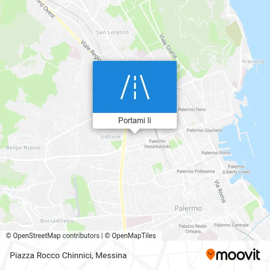 Mappa Piazza Rocco Chinnici