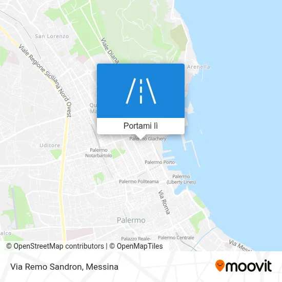 Mappa Via Remo Sandron