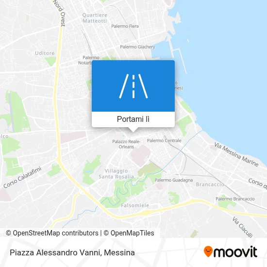 Mappa Piazza Alessandro Vanni