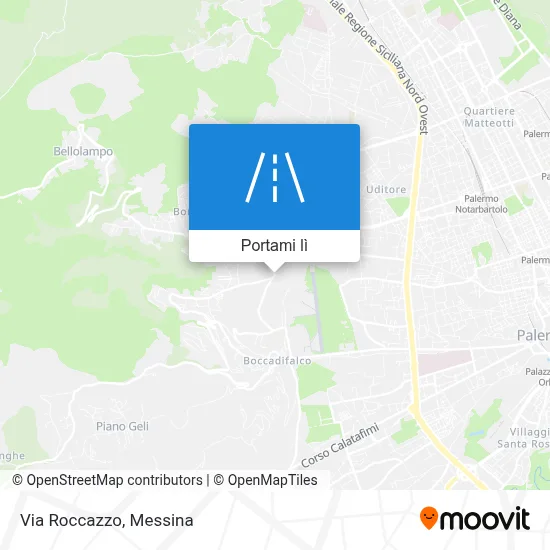 Mappa Via Roccazzo