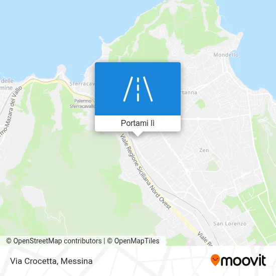 Mappa Via Crocetta