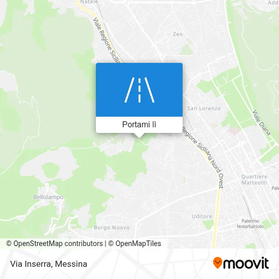 Mappa Via Inserra