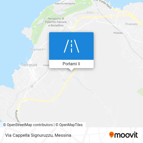 Mappa Via Cappella Signuruzzu