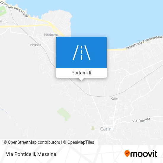 Mappa Via Ponticelli