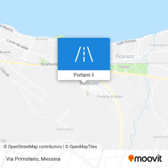 Mappa Via Primolano
