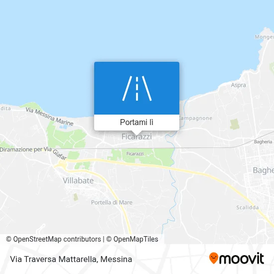 Mappa Via Traversa Mattarella