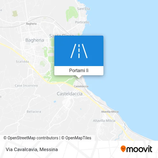 Mappa Via Cavalcavia