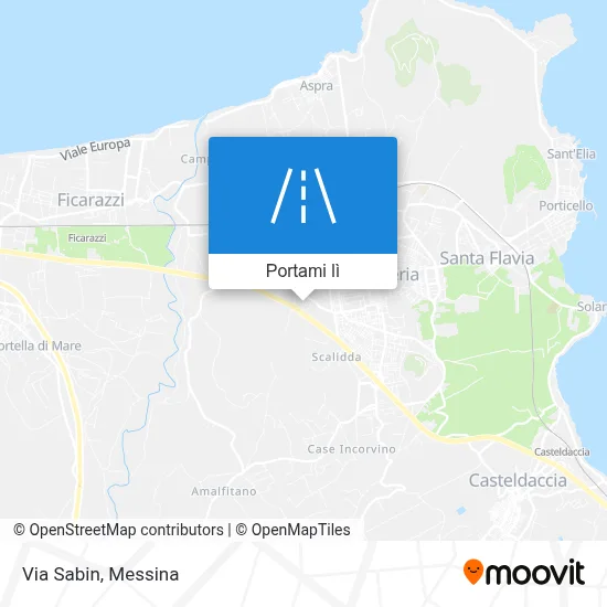 Mappa Via Sabin
