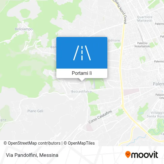 Mappa Via Pandolfini