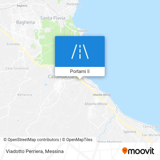 Mappa Viadotto Perriera