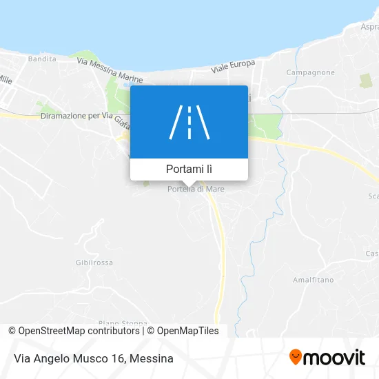 Mappa Via Angelo Musco 16