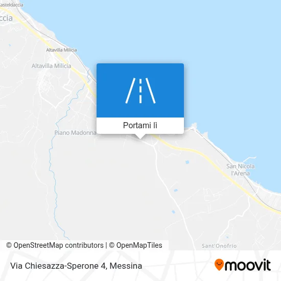Mappa Via Chiesazza-Sperone 4