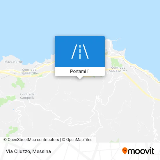 Mappa Via Ciluzzo