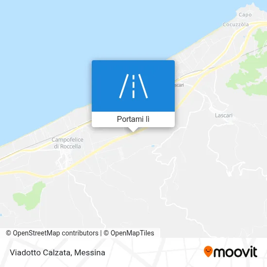 Mappa Viadotto Calzata