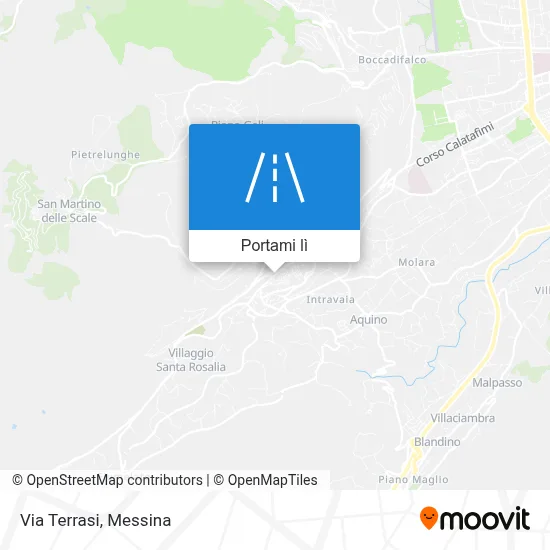 Mappa Via Terrasi