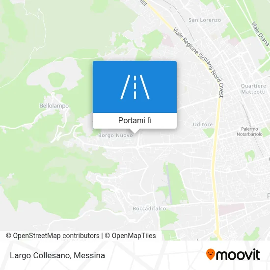 Mappa Largo Collesano