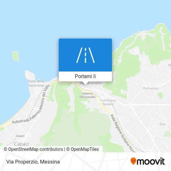 Mappa Via Properzio