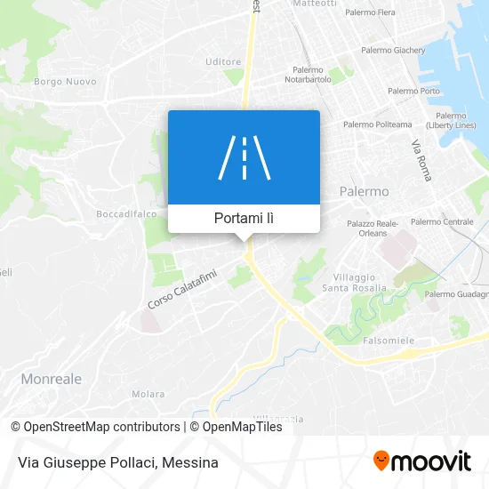 Mappa Via Giuseppe Pollaci