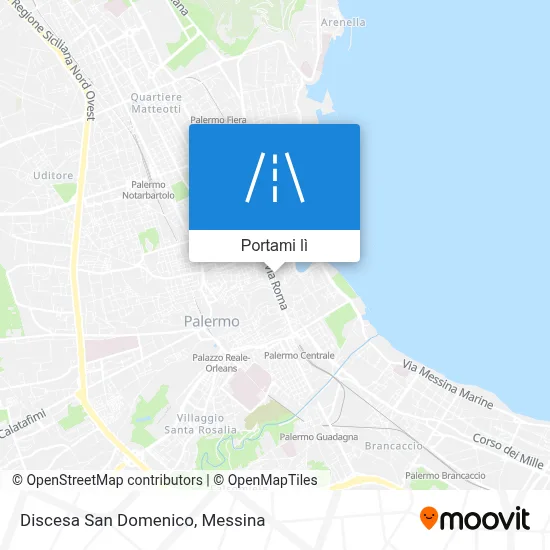 Mappa Discesa San Domenico