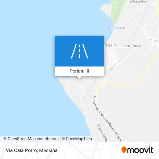 Mappa Via Cala Porro