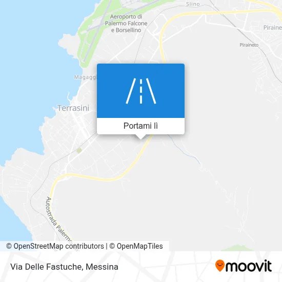 Mappa Via Delle Fastuche