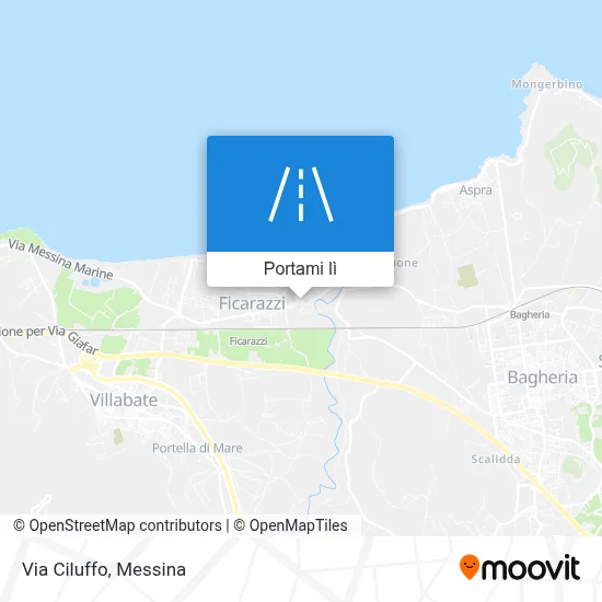 Mappa Via Ciluffo