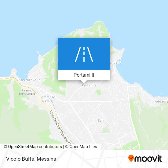Mappa Vicolo Buffa