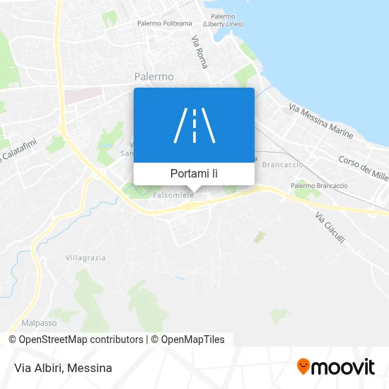 Mappa Via Albiri