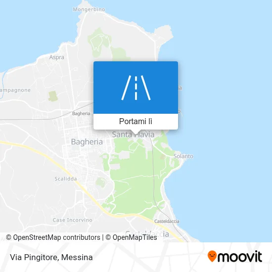 Mappa Via Pingitore