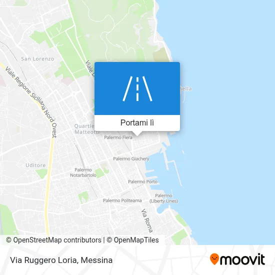 Mappa Via Ruggero Loria