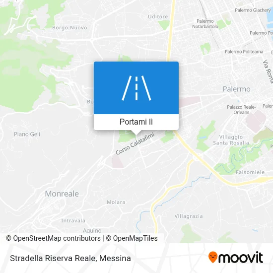 Mappa Stradella Riserva Reale