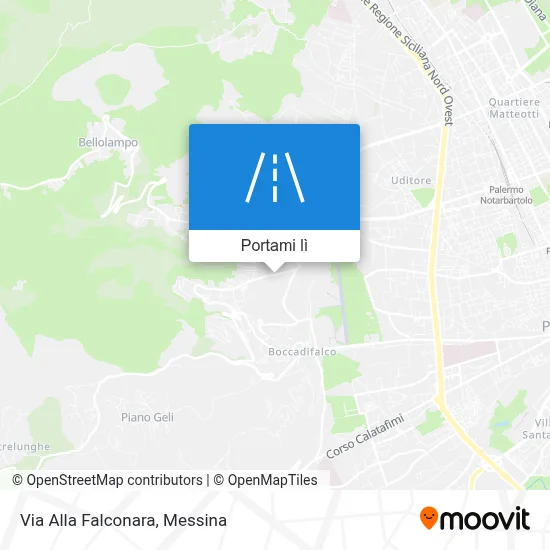 Mappa Via Alla Falconara