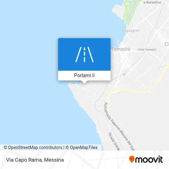 Mappa Via Capo Rama